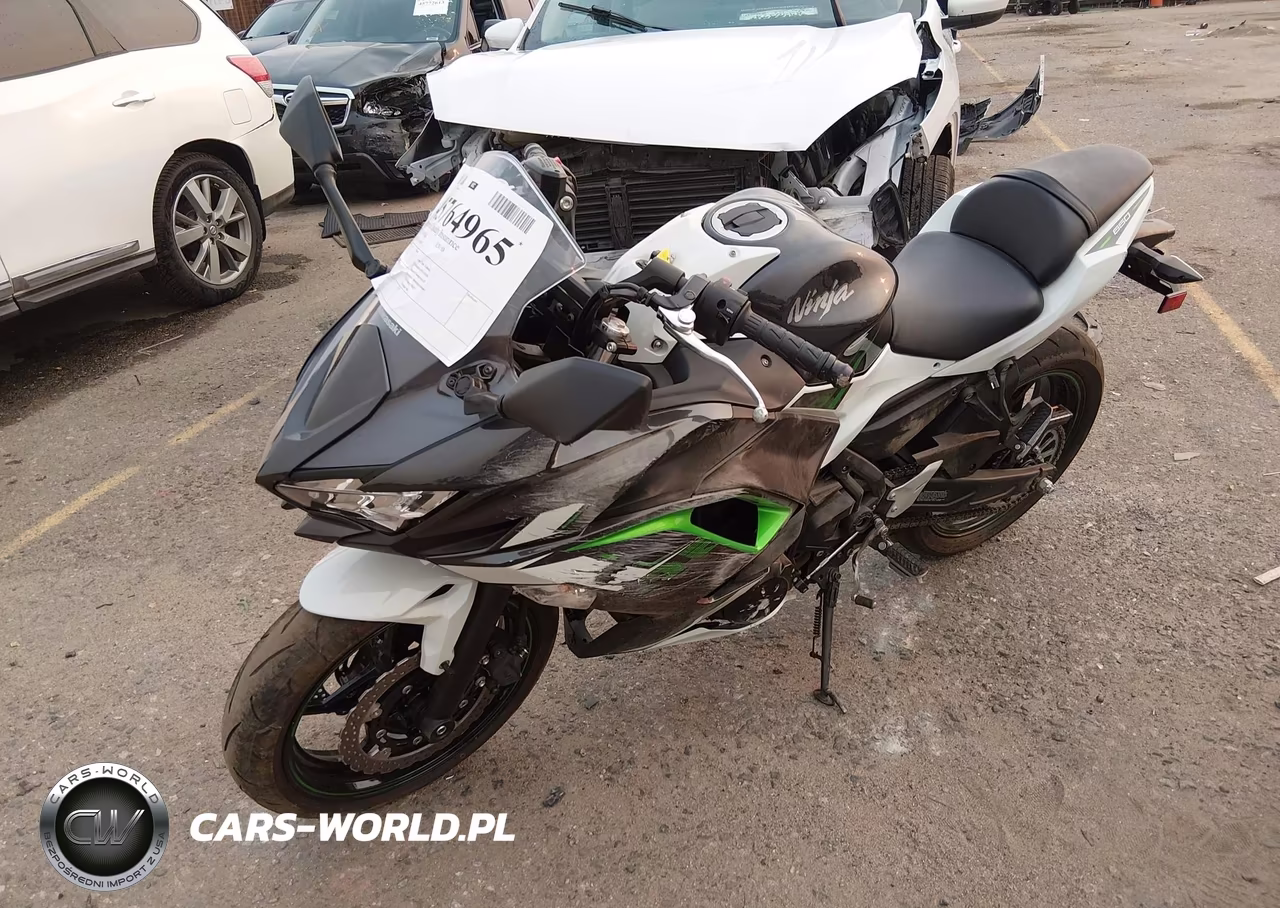 2022 Kawasaki Ex650 N VIN:ML5EXEN11NDA76100 - 2