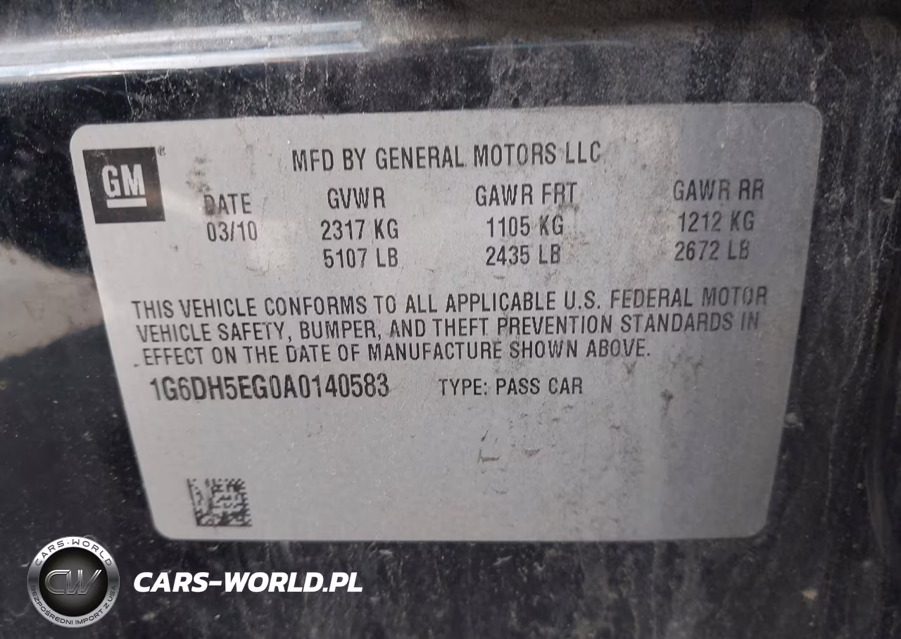2010 Cadillac Cts Luxury VIN:1G6DH5EG0A0140583 - 9