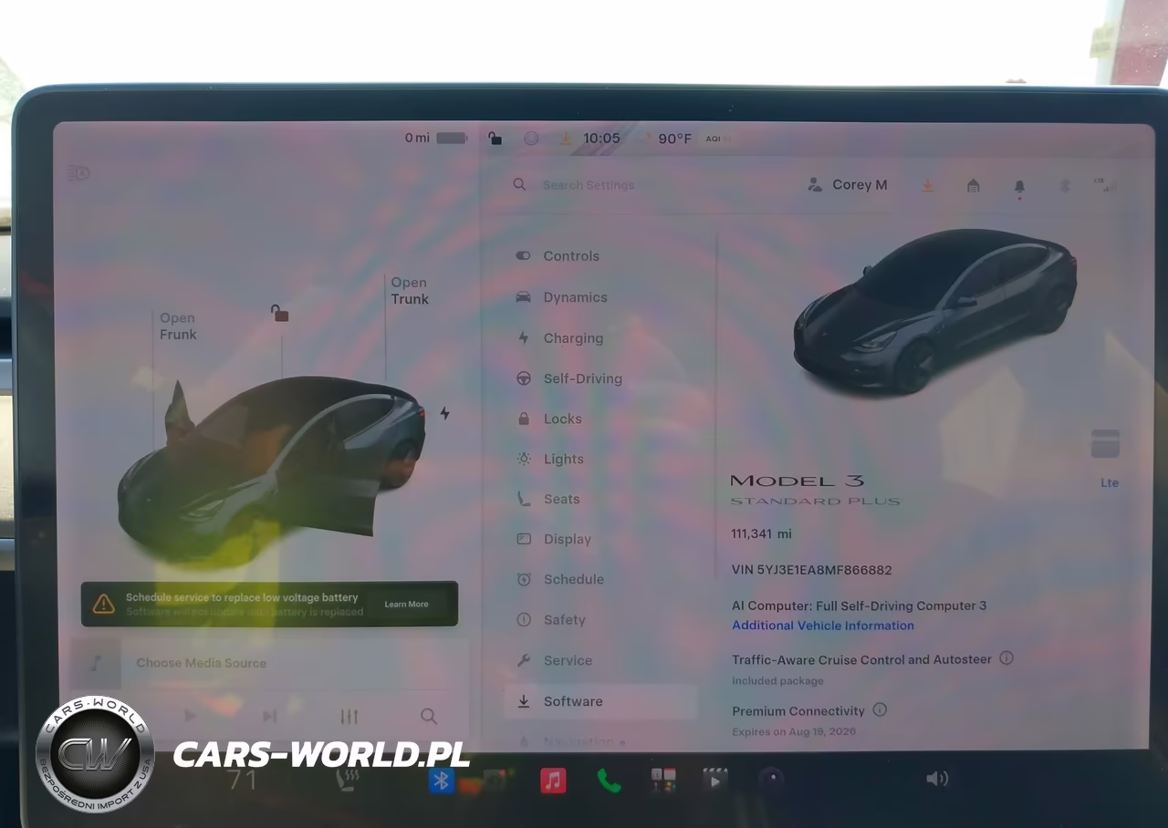 2021 Tesla Model 3 Standard Range Plus Rear-Wheel Drive VIN:5YJ3E1EA8MF866882 - 7
