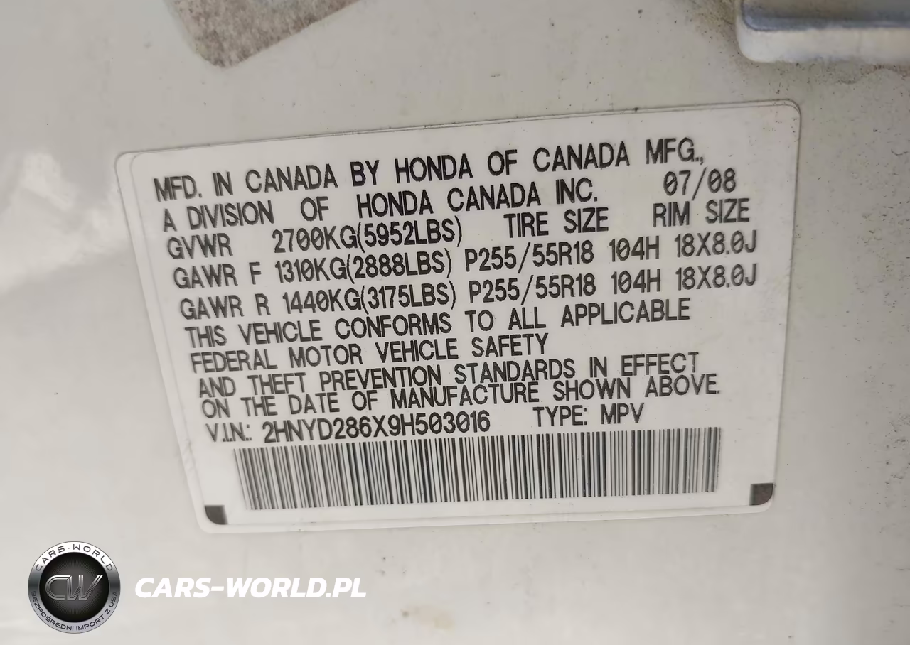 2009 Acura Mdx Technology Package VIN:2HNYD286X9H503016 - 9
