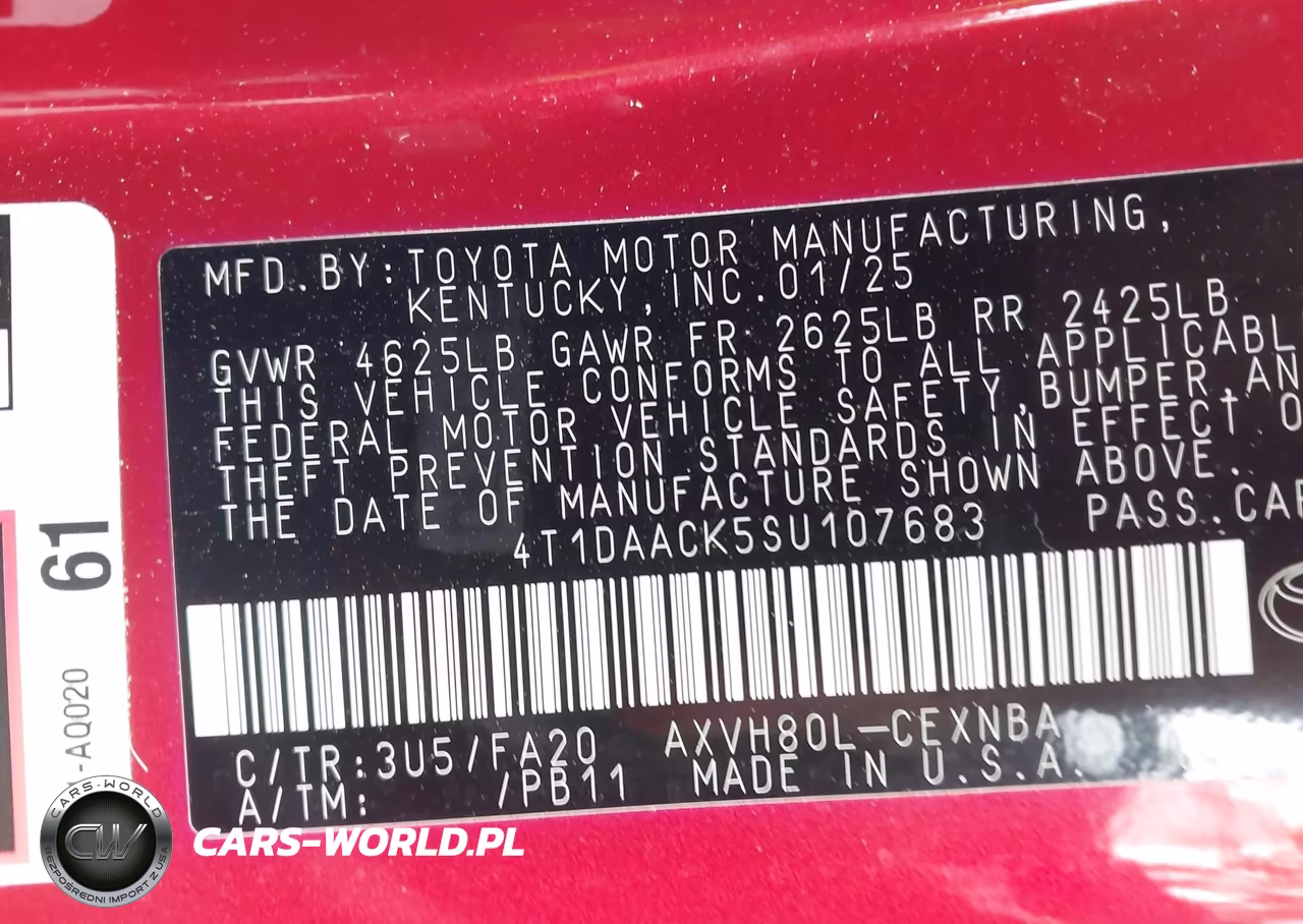2025 Toyota Camry Le VIN:4T1DAACK5SU107683 - 9