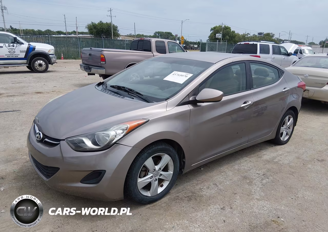 2013 Hyundai Elantra Gls VIN:5NPDH4AE4DH368539 - 2