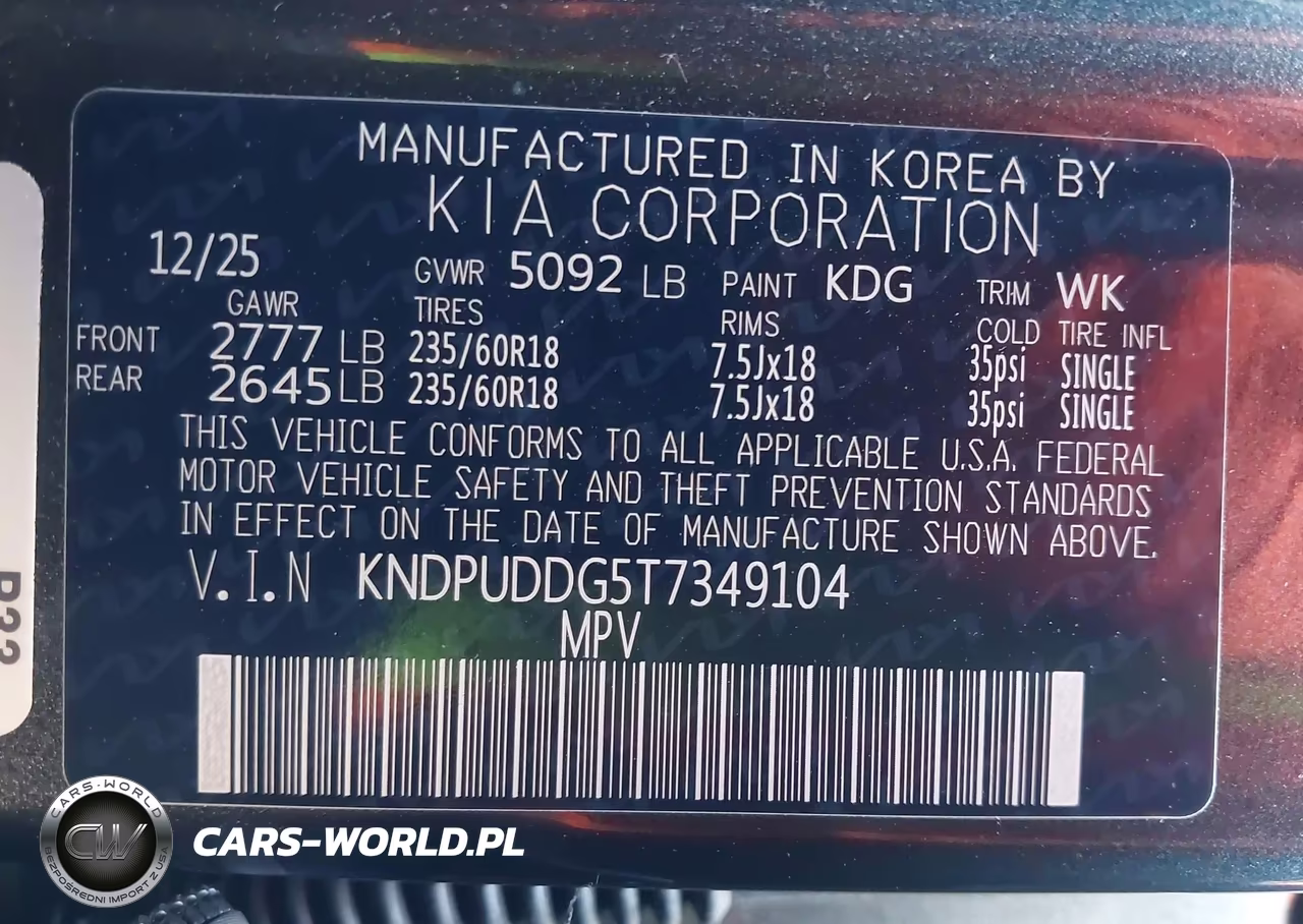 2026 Kia Sportage Hybrid S VIN:KNDPUDDG5T7349104 - 9
