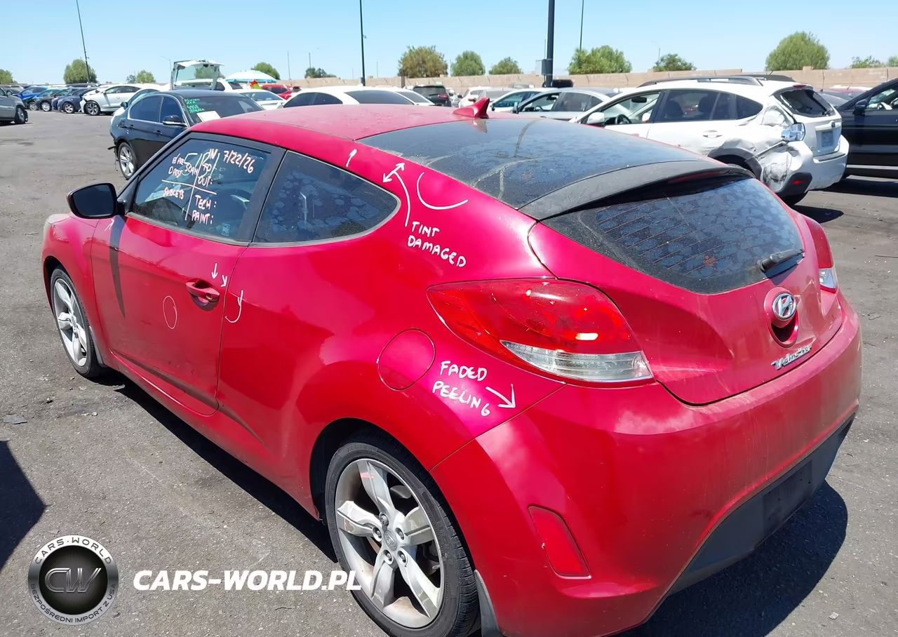 2013 Hyundai Veloster Base W-Black VIN:KMHTC6AD4DU115624 - 3