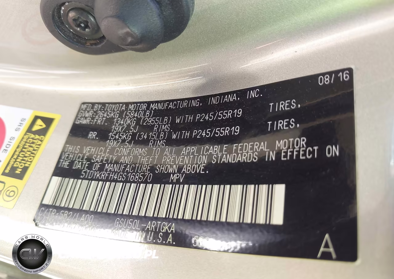 2016 Toyota Highlander Limited Platinum V6 VIN:5TDYKRFH4GS168570 - 9