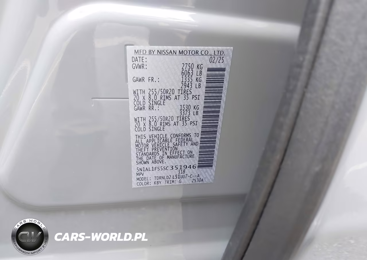2025 Infiniti Qx60 Luxe Awd VIN:5N1AL1FS5SC351946 - 9