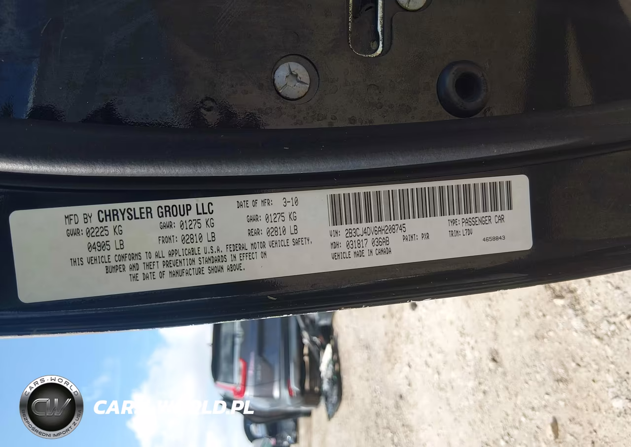 2010 Dodge Challenger Se VIN:2B3CJ4DV6AH208745 - 9