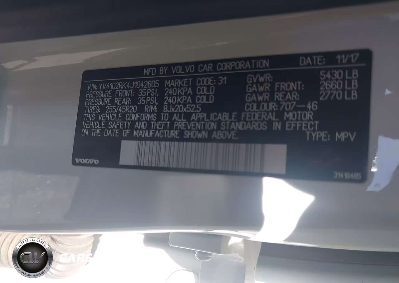 2018 Volvo Xc60 T5 Momentum VIN:YV4102RK4J1042605 - 9