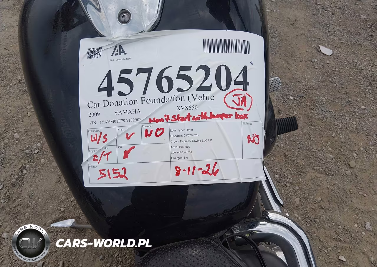 2009 Yamaha Xvs650 A-At VIN:JYAVM01E79A132907 - 18