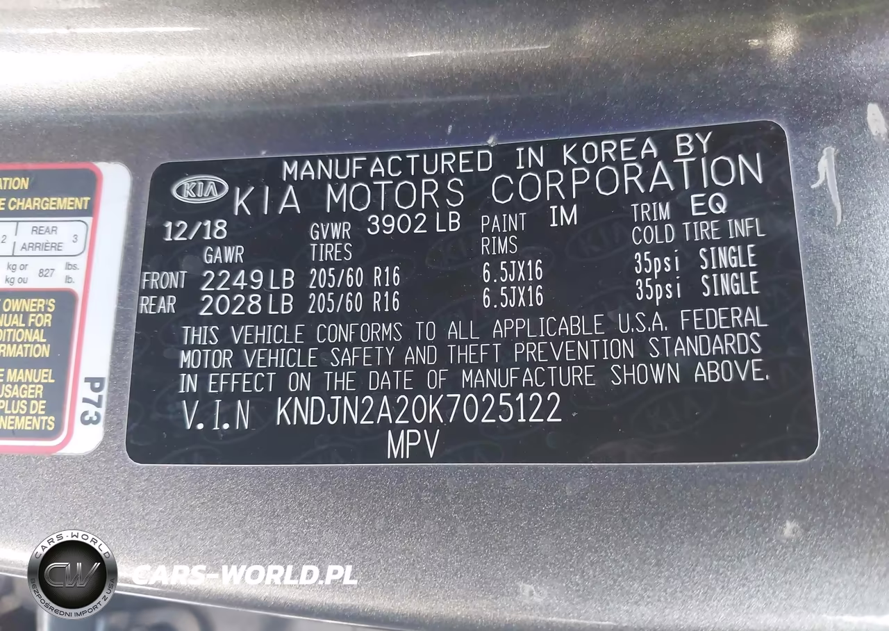 2019 Kia Soul VIN:KNDJN2A20K7025122 - 9