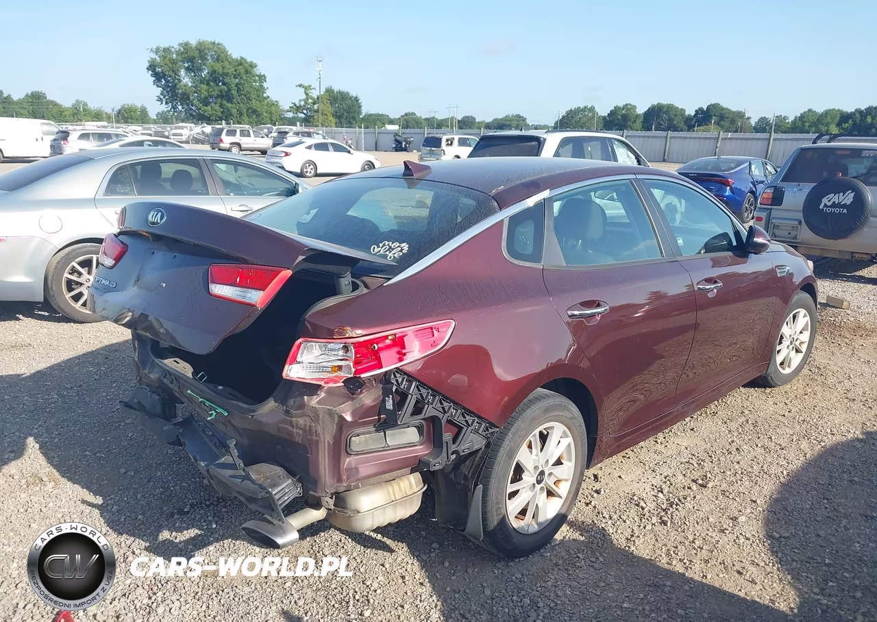 2017 Kia Optima Lx VIN:5XXGT4L36HG155245 - 4