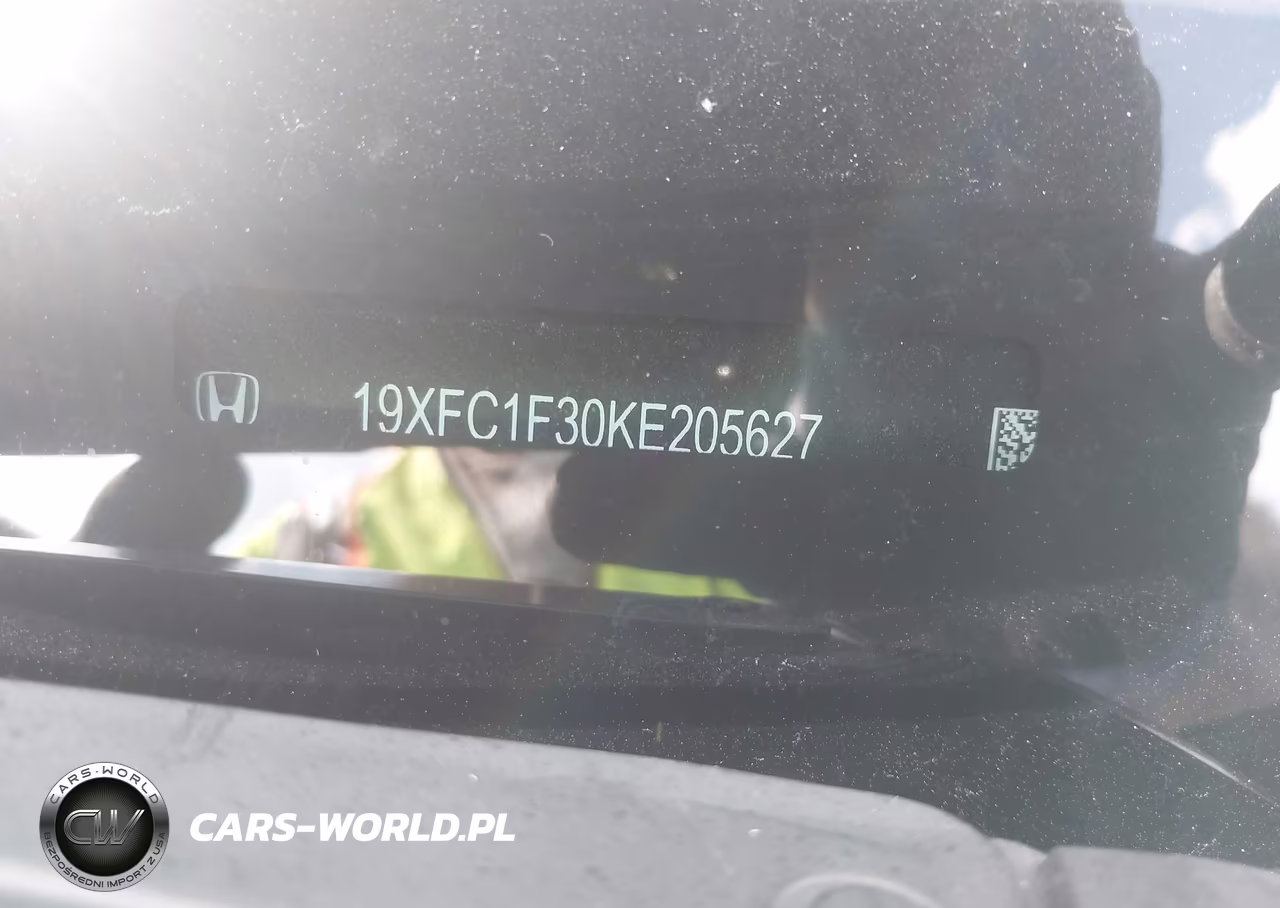 2019 Honda Civic Ex VIN:19XFC1F30KE205627 - 17