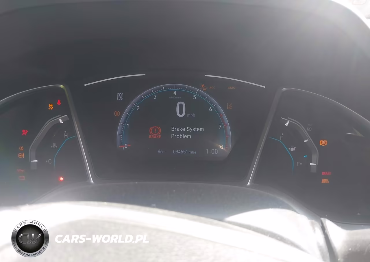 2019 Honda Civic Ex VIN:19XFC1F30KE205627 - 7