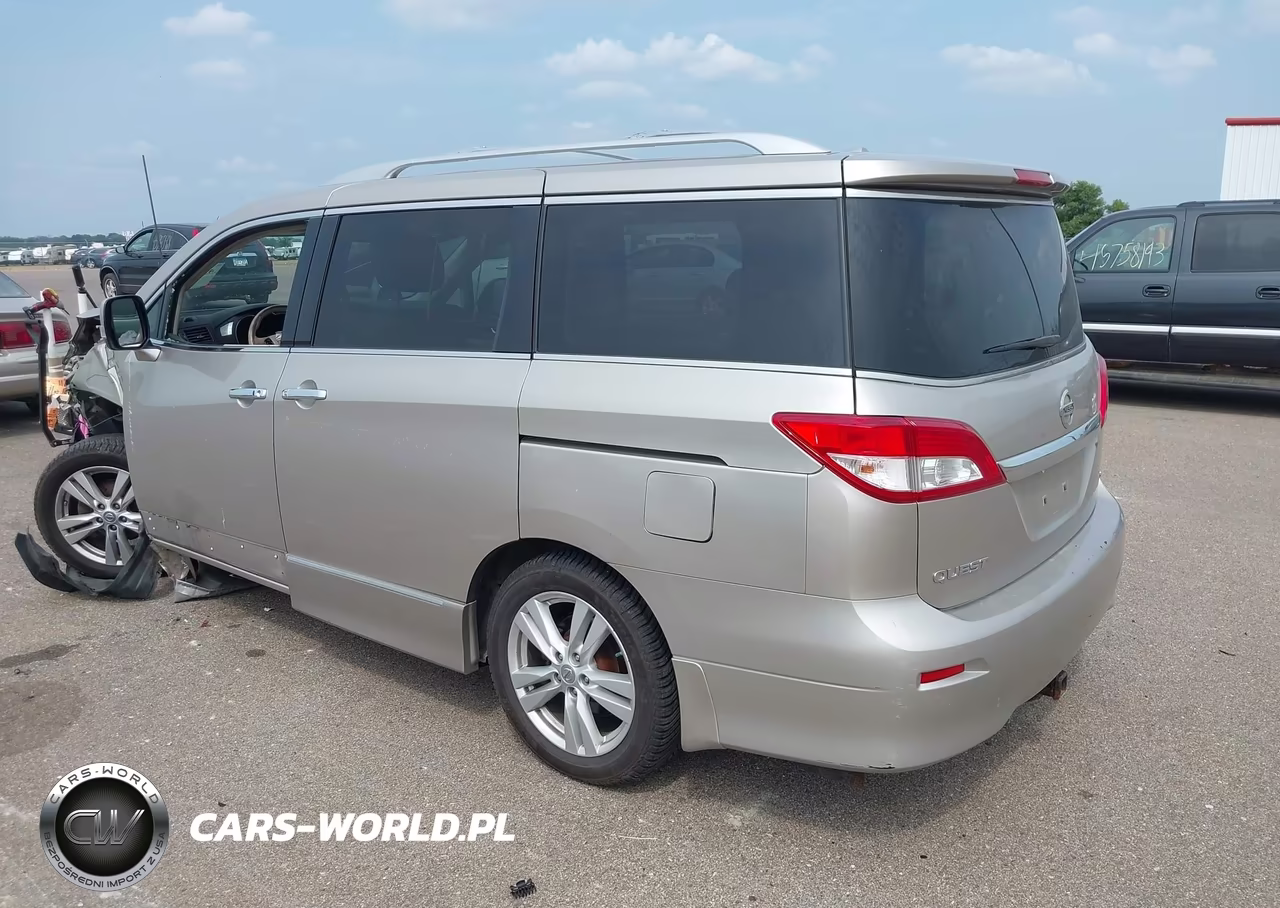 2012 Nissan Quest Sl VIN:JN8AE2KP6C9039904 - 3