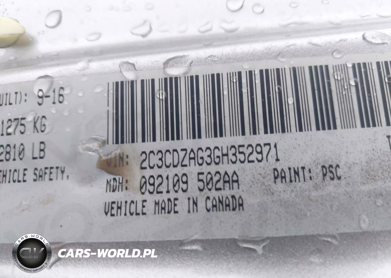 2016 Dodge Challenger Sxt VIN:2C3CDZAG3GH352971 - 9