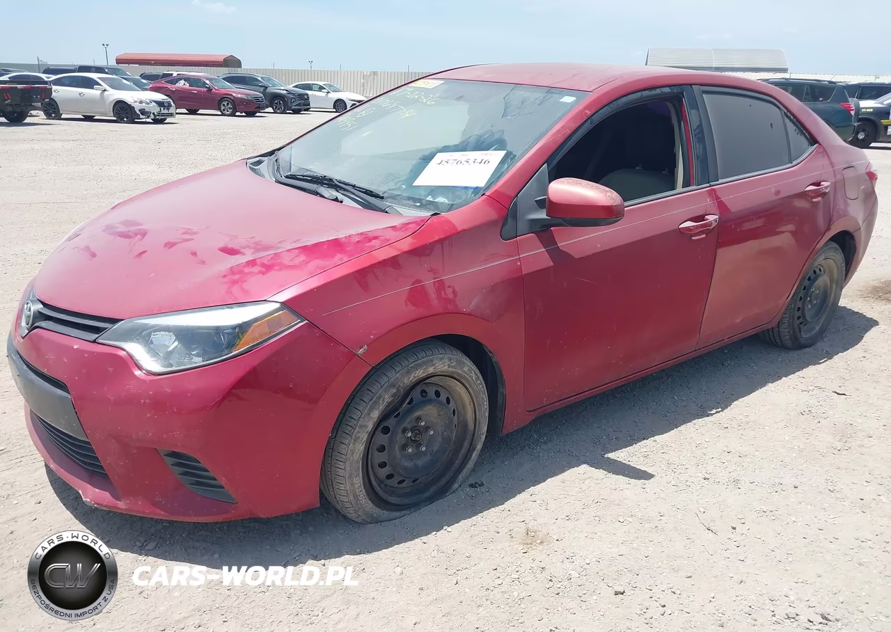 2015 Toyota Corolla Le VIN:5YFBURHE3FP203951 - 2