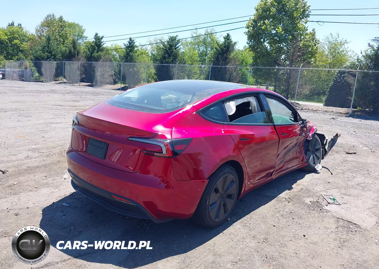 2026 Tesla Model 3 Premium Rear-Wheel Drive-Rear-Wheel Drive VIN:5YJ3E1EA7TF140462 - 4