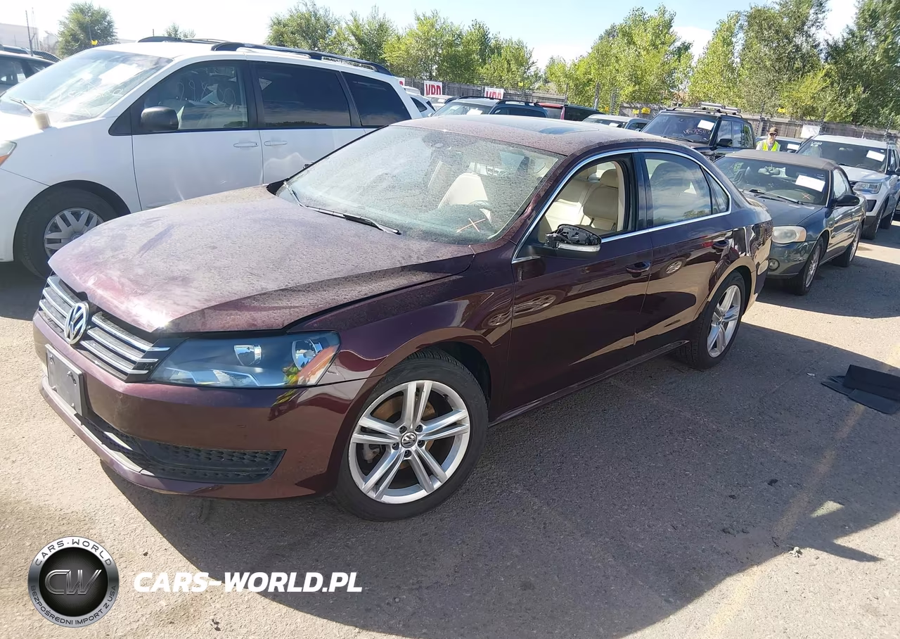 2014 Volkswagen Passat 2.0L Tdi Se VIN:1VWBN7A35EC068096 - 2