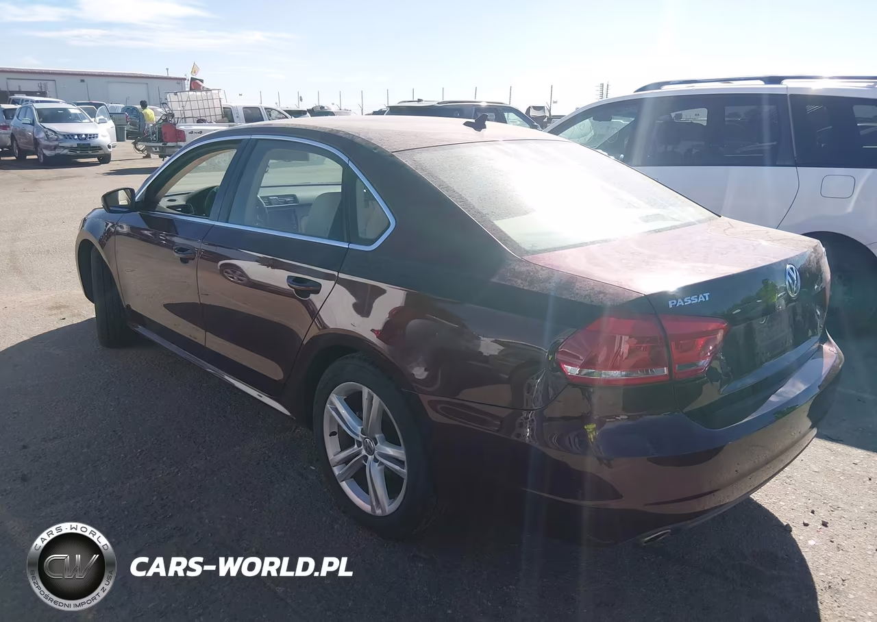 2014 Volkswagen Passat 2.0L Tdi Se VIN:1VWBN7A35EC068096 - 3