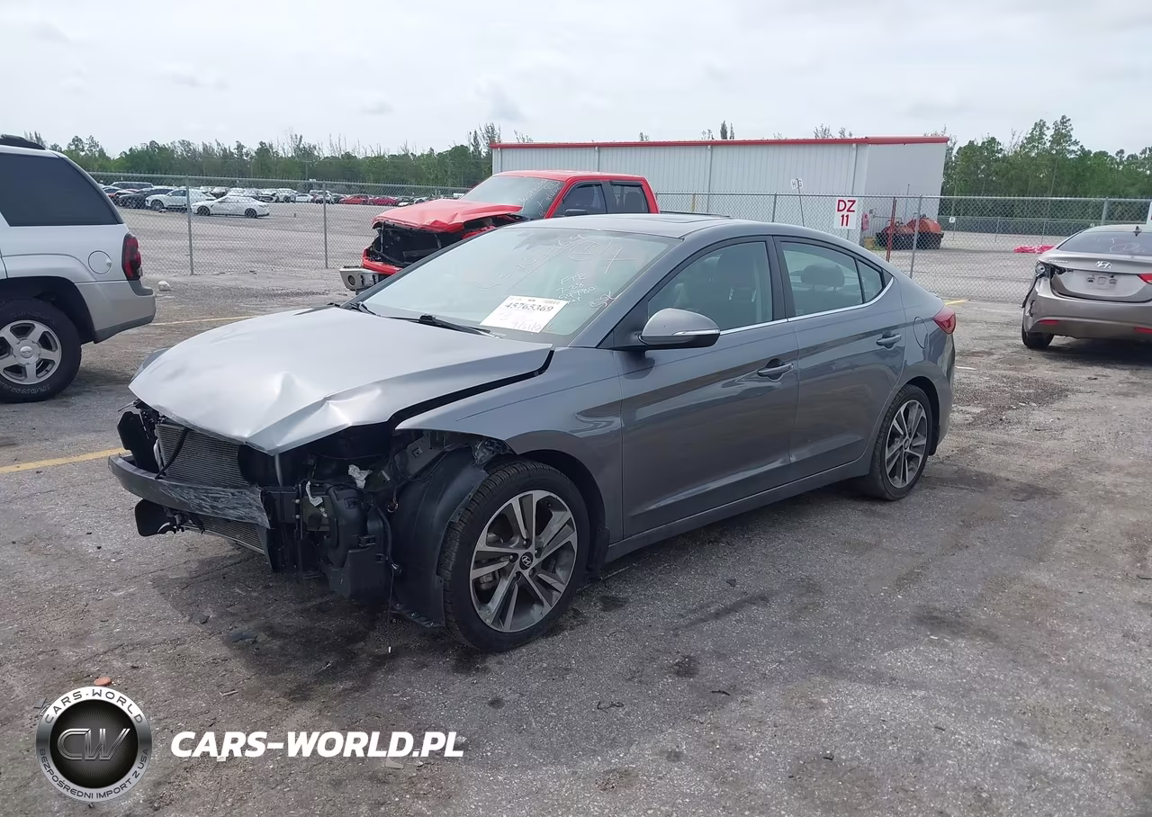 2018 Hyundai Elantra Limited VIN:5NPD84LF3JH354780 - 2