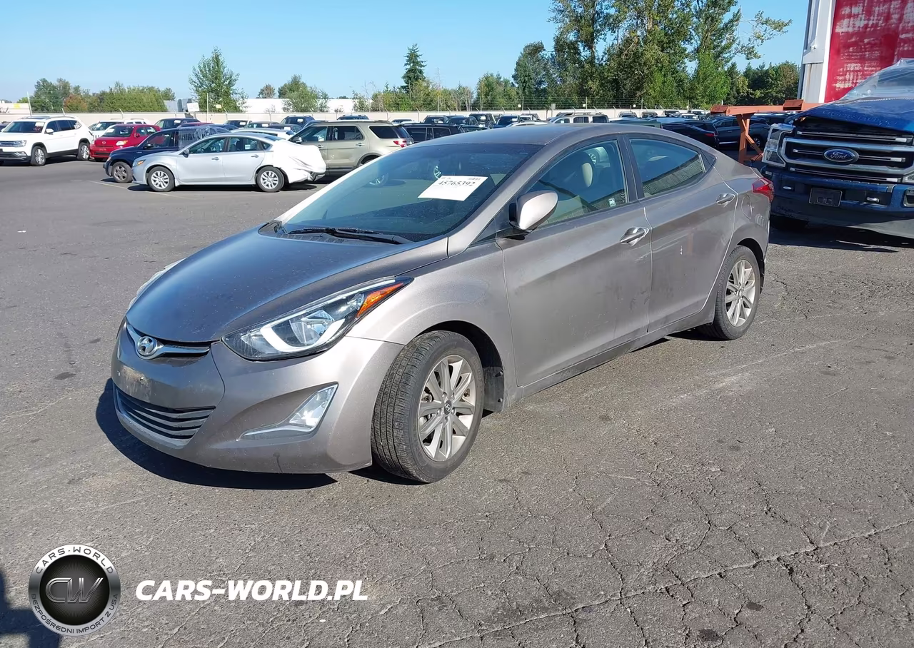 2014 Hyundai Elantra Se VIN:5NPDH4AE3EH459027 - 2