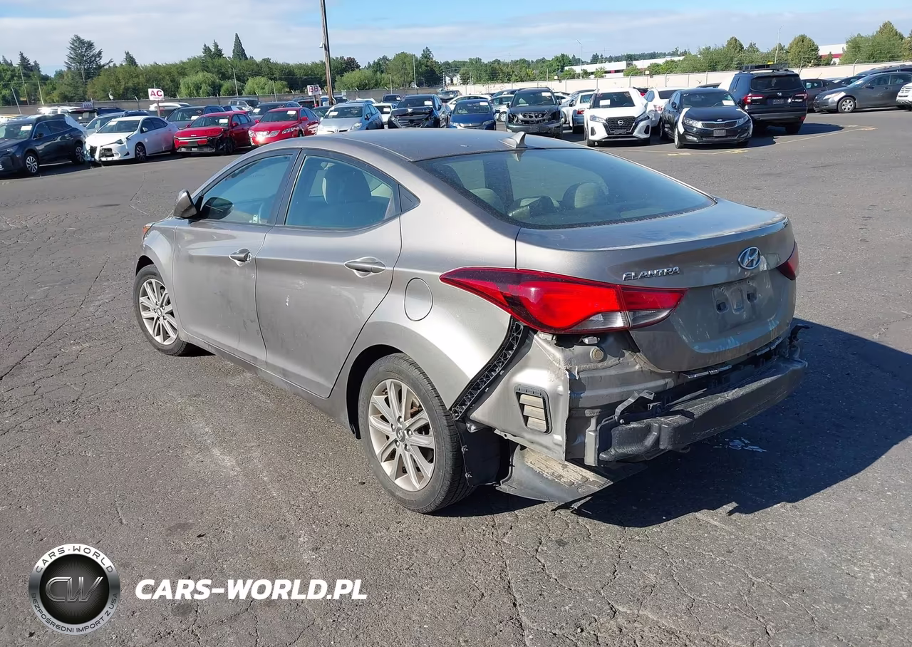 2014 Hyundai Elantra Se VIN:5NPDH4AE3EH459027 - 3