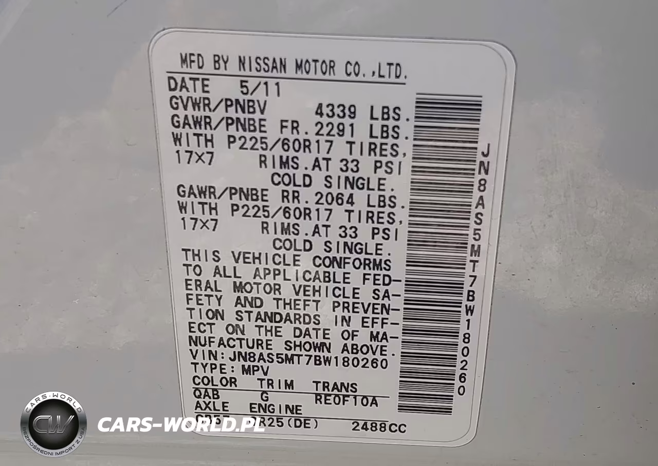 2011 Nissan Rogue Sv VIN:JN8AS5MT7BW180260 - 9