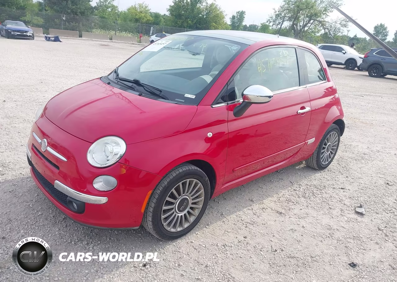 2012 Fiat 500 Lounge VIN:3C3CFFCR6CT383902 - 2