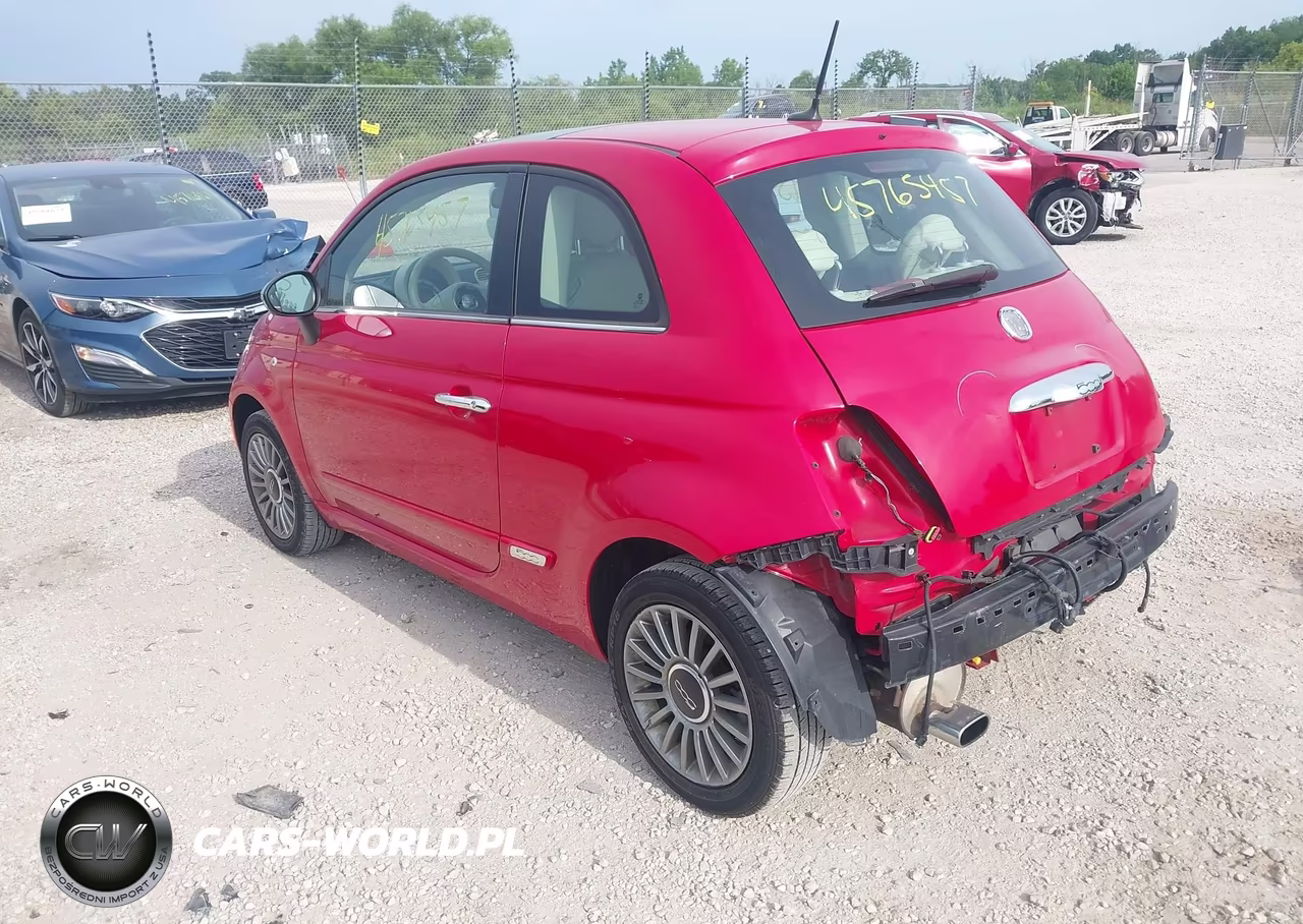 2012 Fiat 500 Lounge VIN:3C3CFFCR6CT383902 - 3
