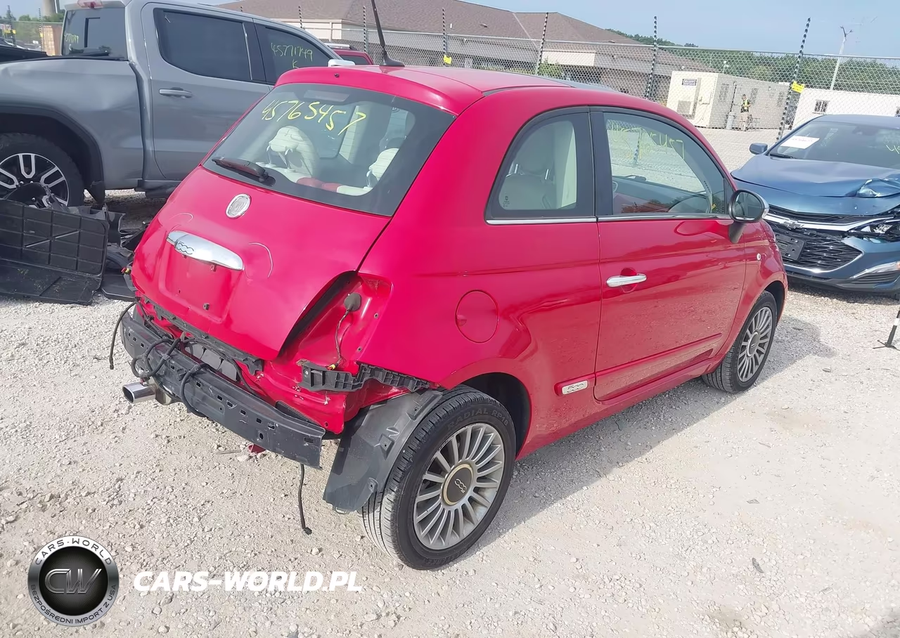 2012 Fiat 500 Lounge VIN:3C3CFFCR6CT383902 - 4