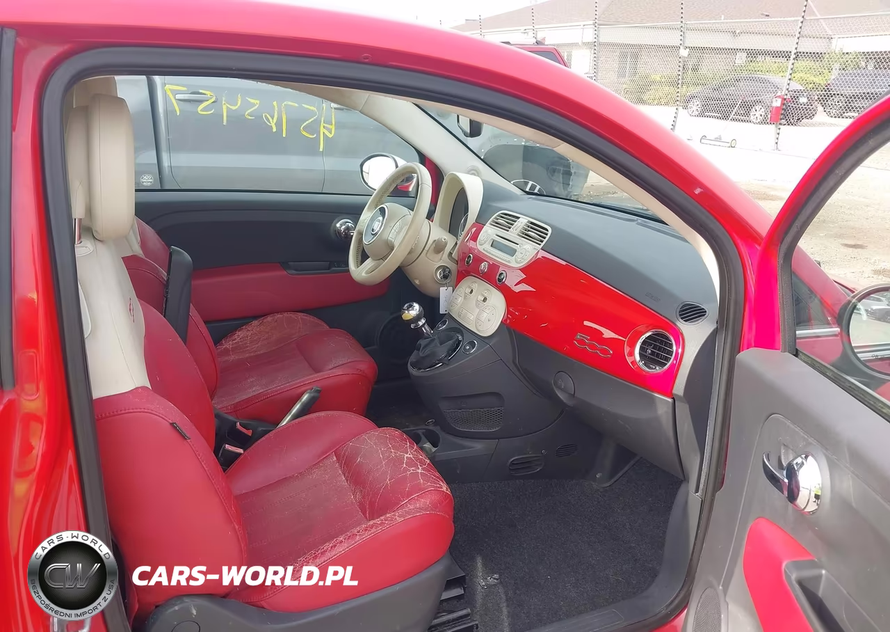2012 Fiat 500 Lounge VIN:3C3CFFCR6CT383902 - 5