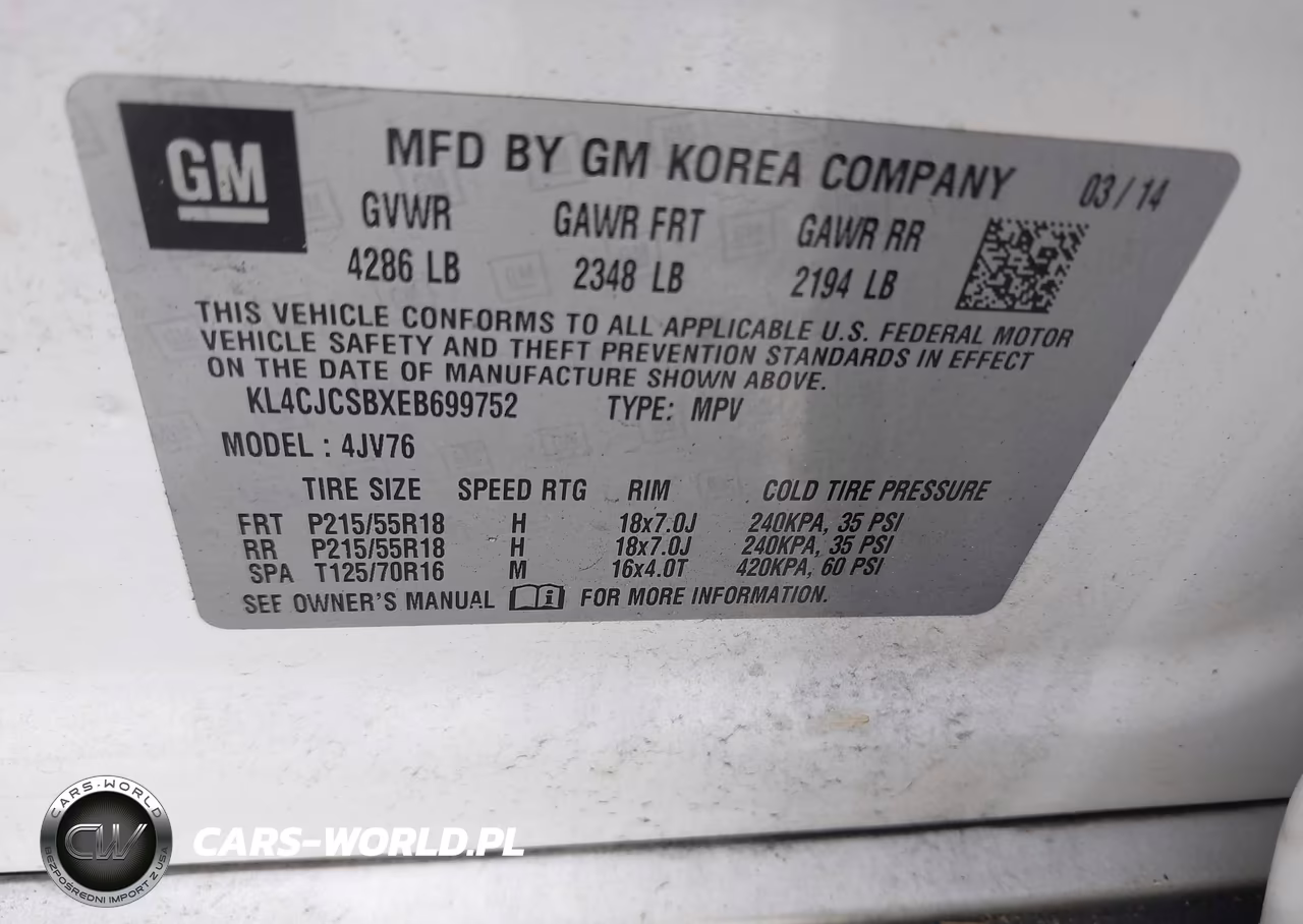 2014 Buick Encore Leather VIN:KL4CJCSBXEB699752 - 9