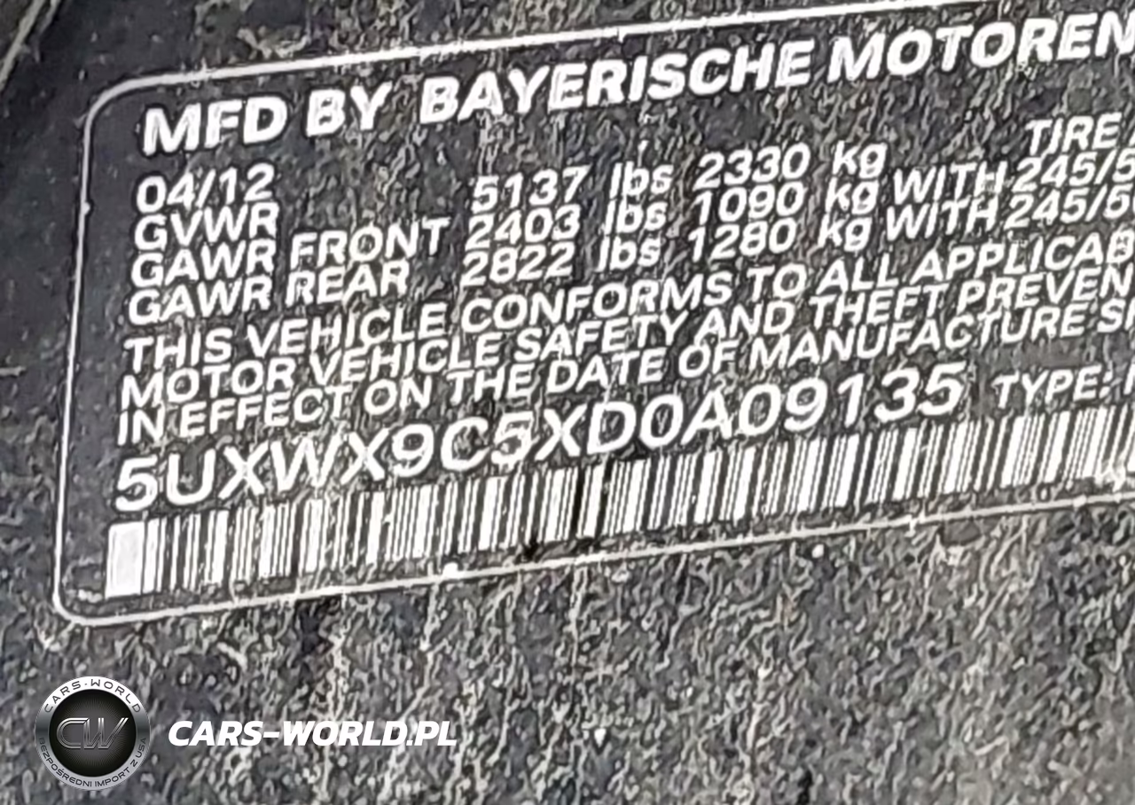 2013 BMW X3 xDrive28I VIN:5UXWX9C5XD0A09135 - 9