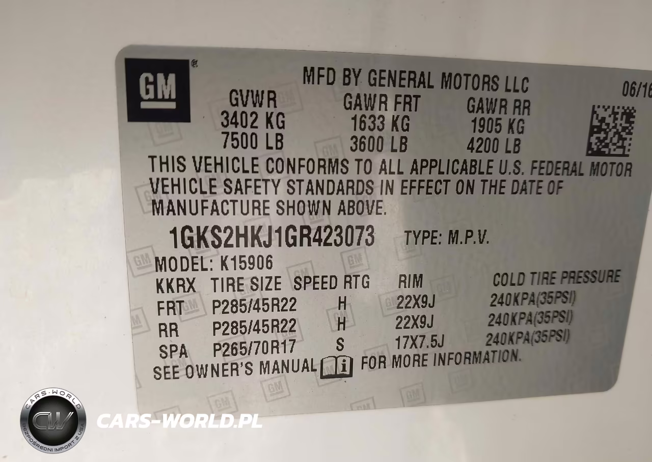2016 GMC Yukon Xl Denali VIN:1GKS2HKJ1GR423073 - 9