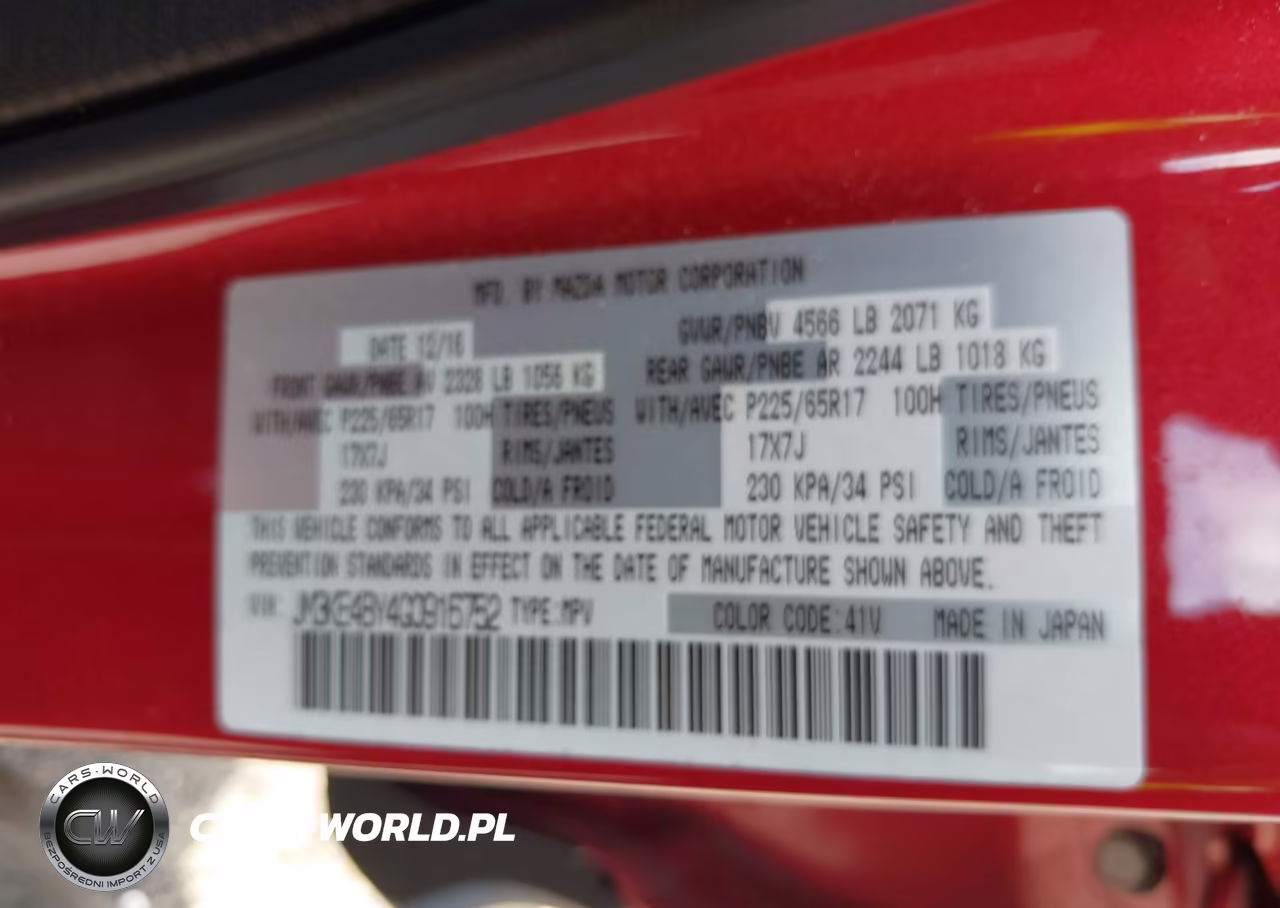 2016 Mazda Cx-5 Sport VIN:JM3KE4BY4G0916752 - 9