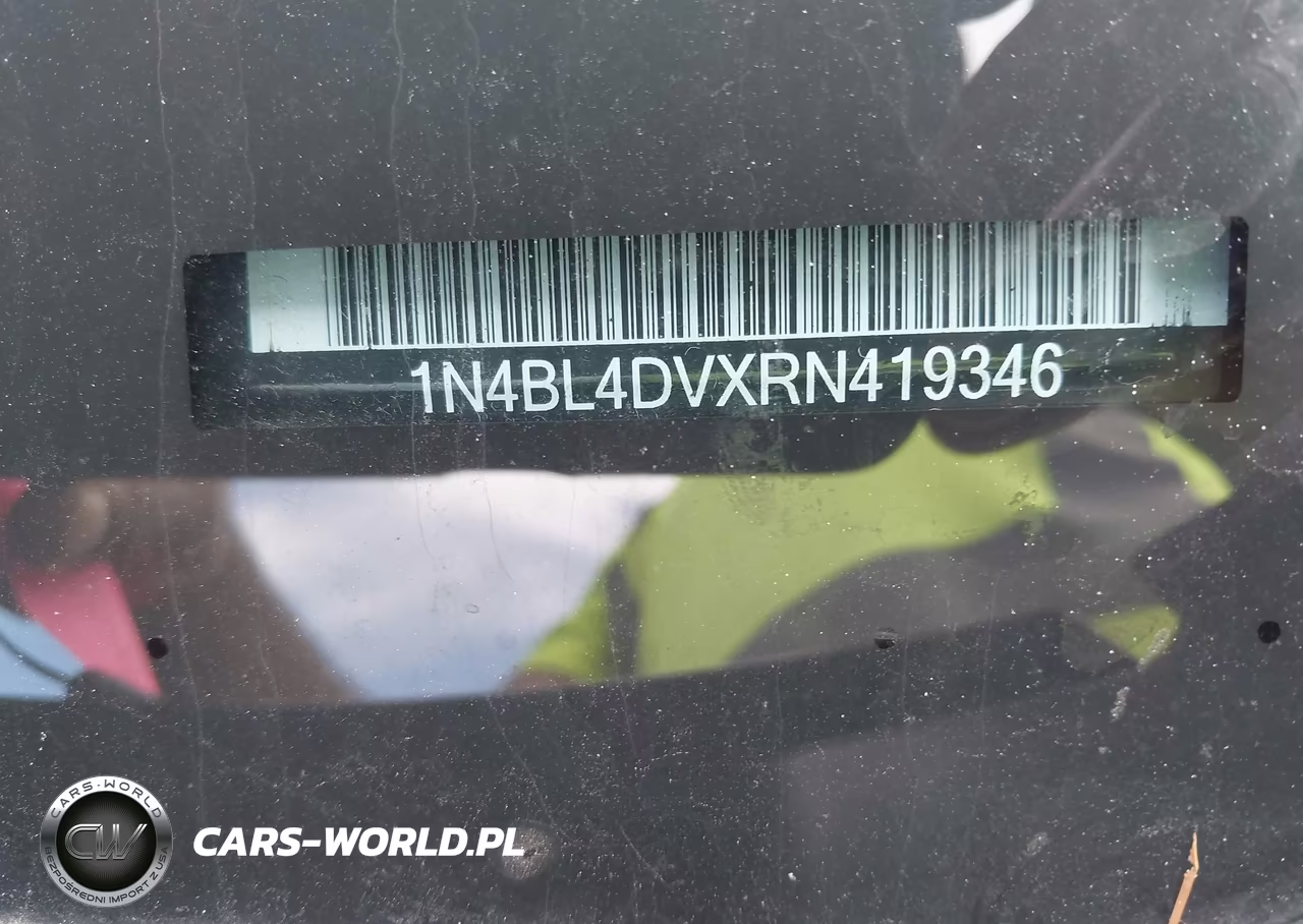 2024 Nissan Altima Sv Fwd VIN:1N4BL4DVXRN419346 - 9