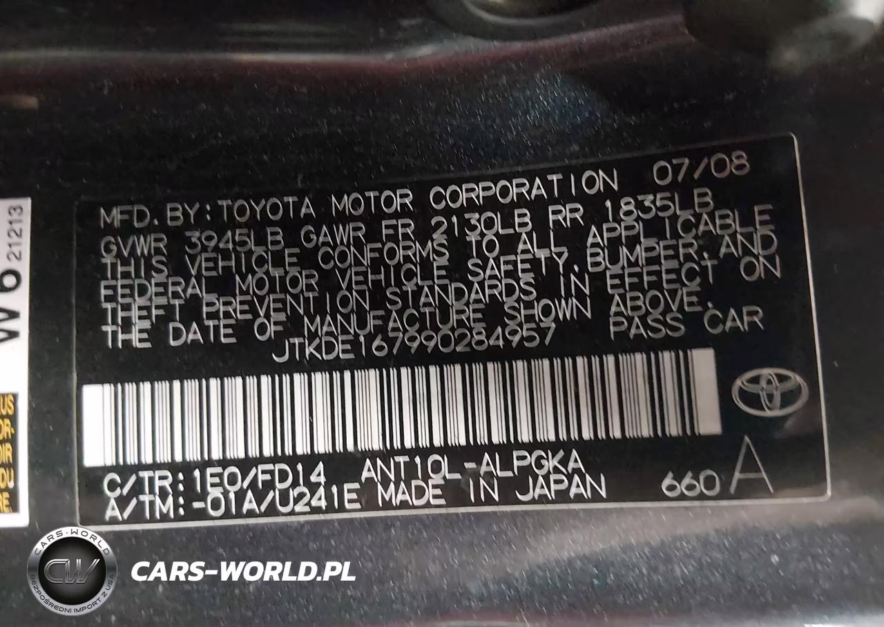 2009 Scion Tc VIN:JTKDE167990284957 - 9