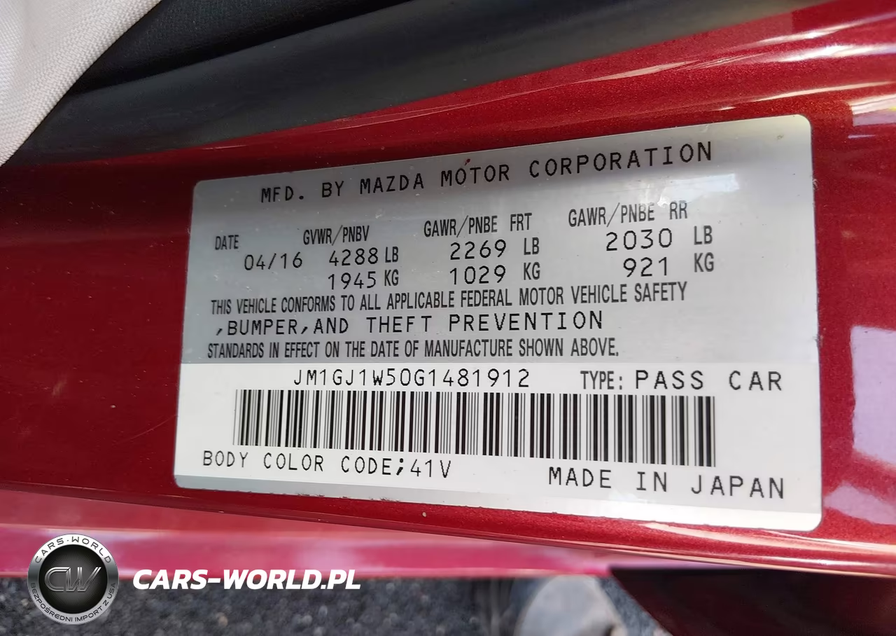 2016 Mazda Mazda6 I Grand Touring VIN:JM1GJ1W50G1481912 - 9