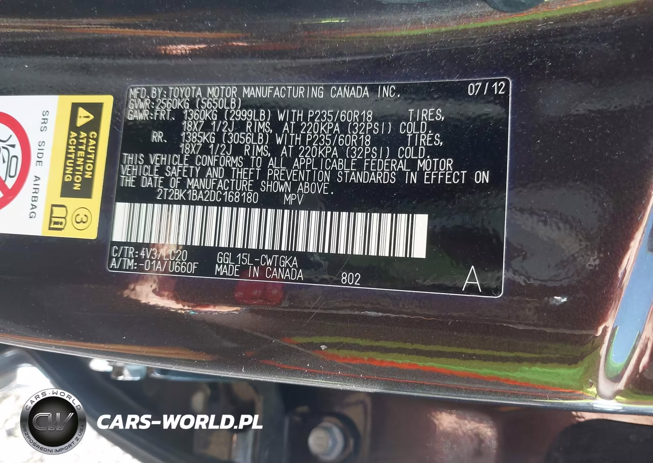 2013 Lexus Rx 350 VIN:2T2BK1BA2DC168180 - 9
