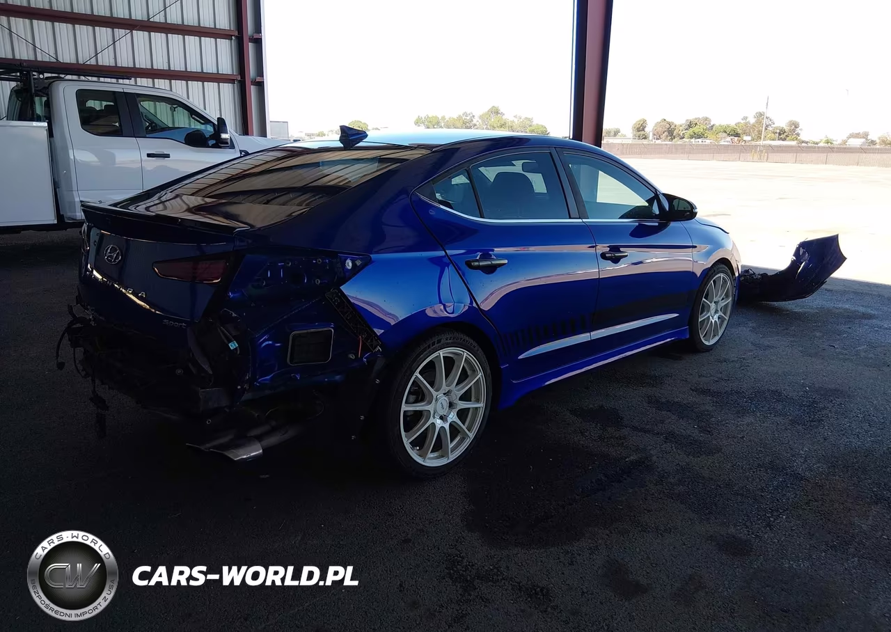 2020 Hyundai Elantra Sport VIN:KMHD04LB5LU085349 - 4