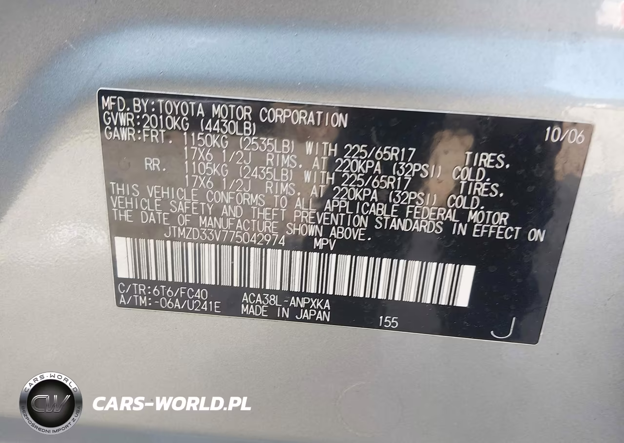 2007 Toyota Rav4 VIN:JTMZD33V775042974 - 9
