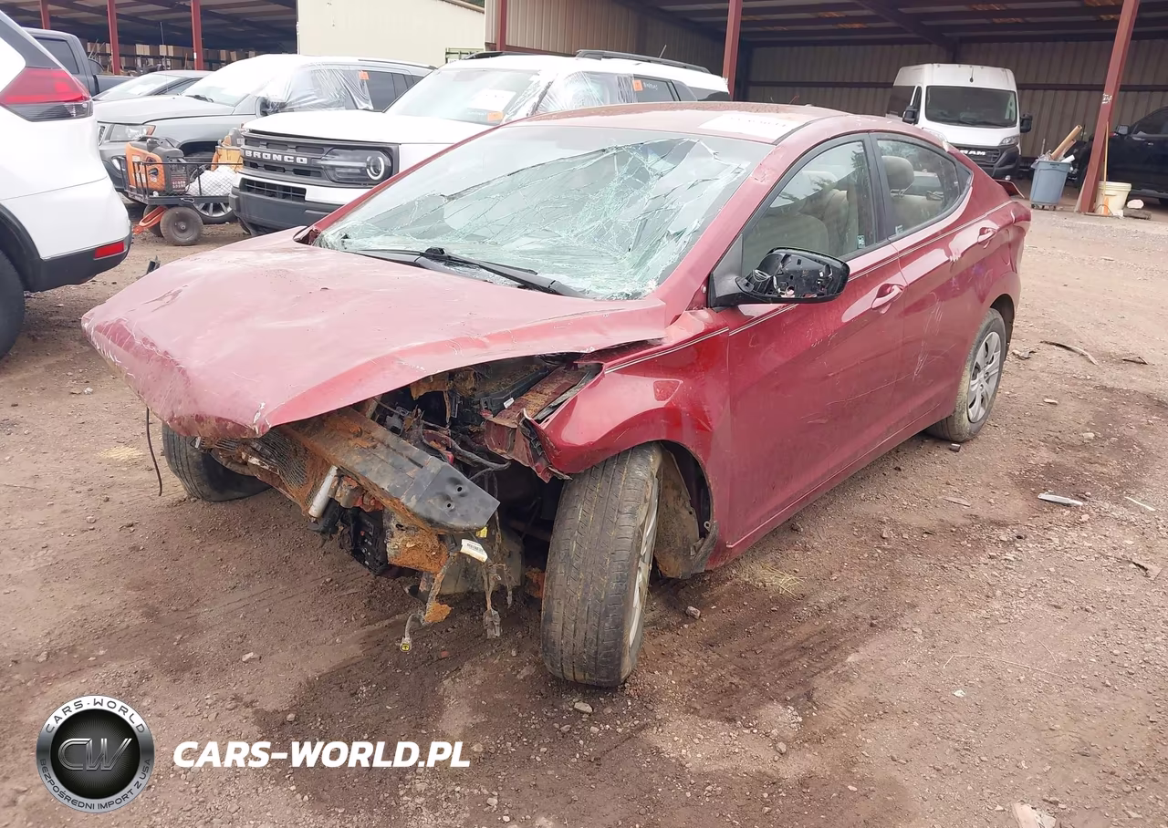 2016 Hyundai Elantra Se VIN:5NPDH4AE3GH781475 - 2
