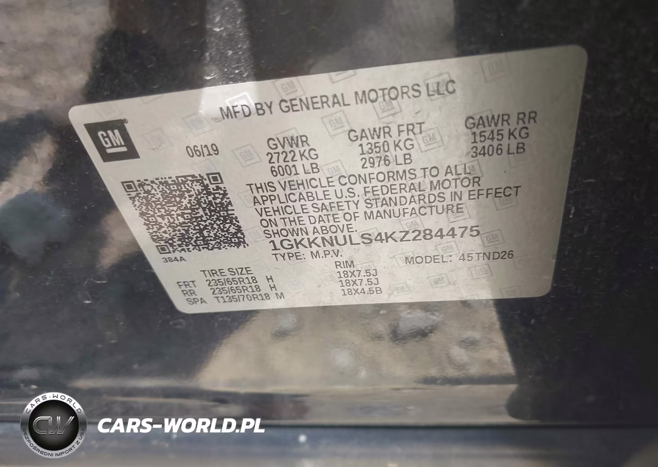 2019 GMC Acadia Slt-1 VIN:1GKKNULS4KZ284475 - 9