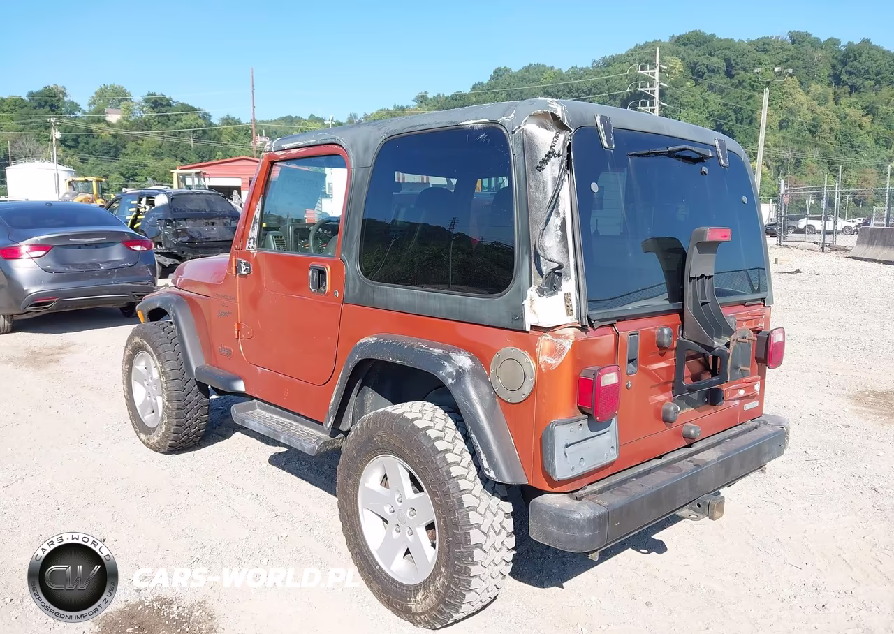 2001 Jeep Wrangler Sport VIN:1J4FA49S21P368010 - 3