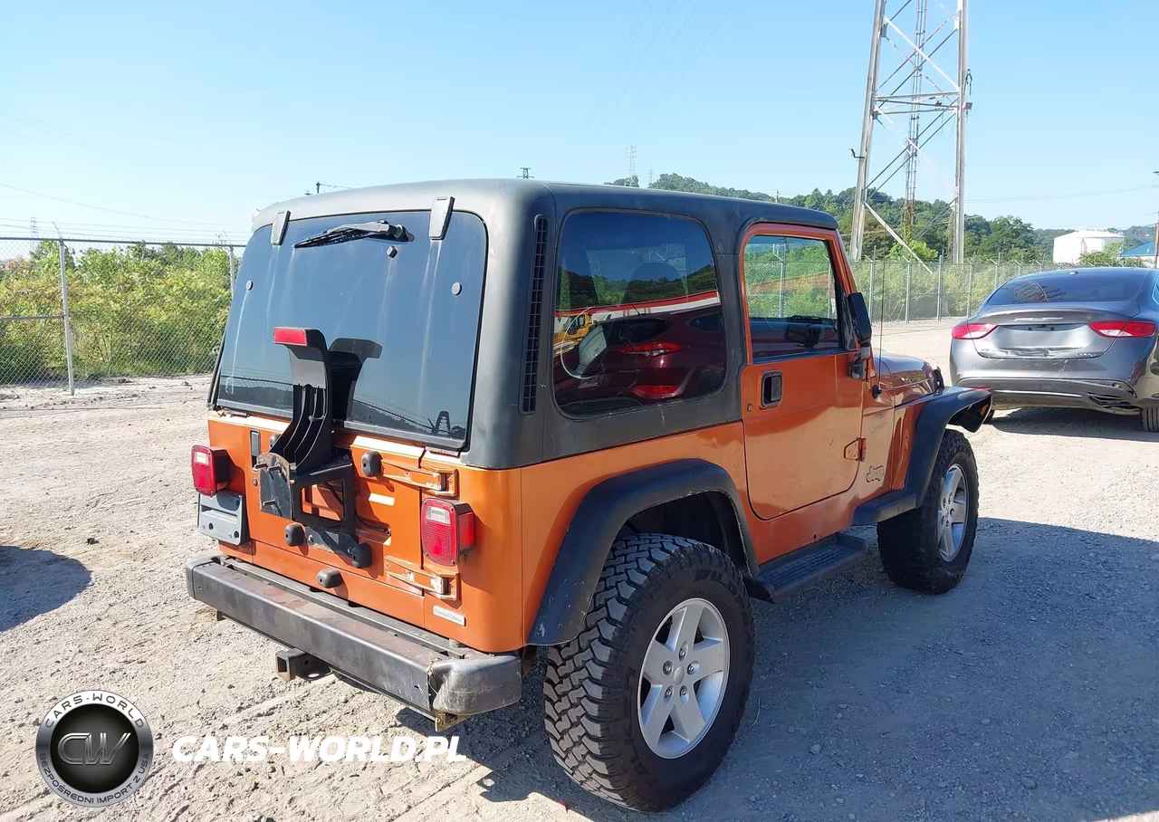 2001 Jeep Wrangler Sport VIN:1J4FA49S21P368010 - 4