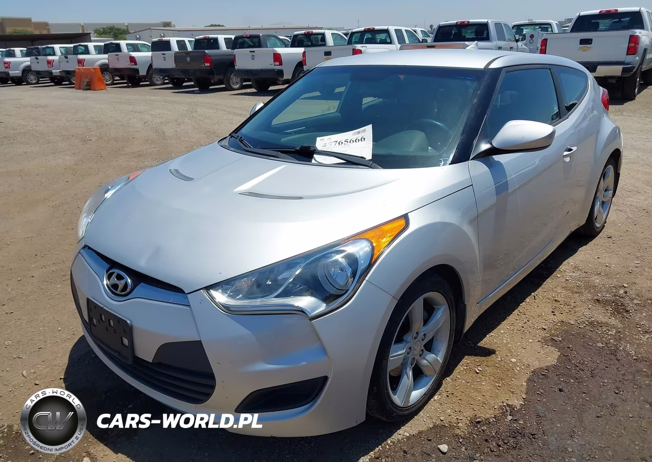 2012 Hyundai Veloster Base W-Black VIN:KMHTC6AD5CU065542 - 6
