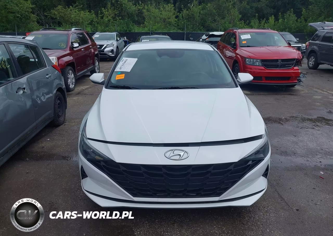 2021 Hyundai Elantra Hybrid Blue VIN:KMHLM4AJ4MU004059 - 13