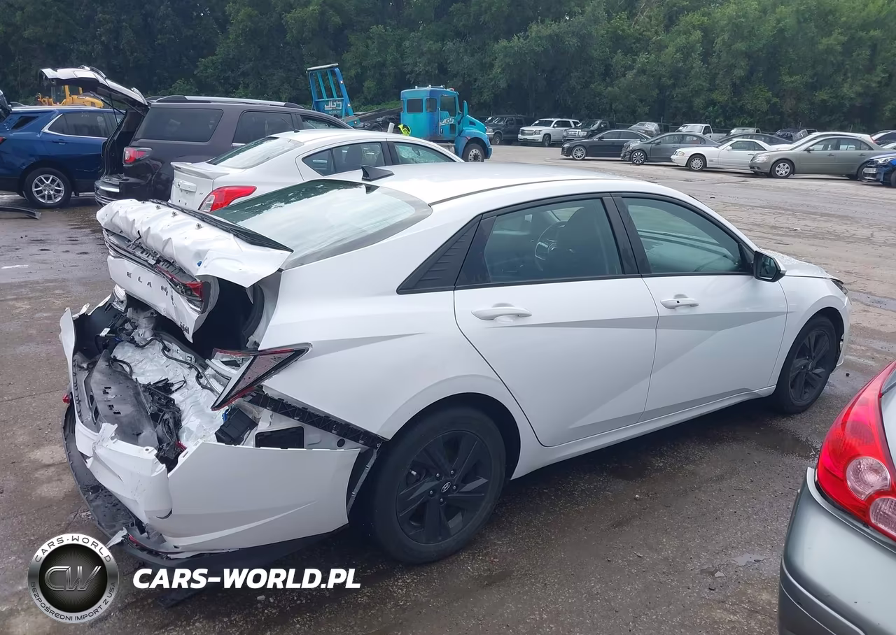 2021 Hyundai Elantra Hybrid Blue VIN:KMHLM4AJ4MU004059 - 14