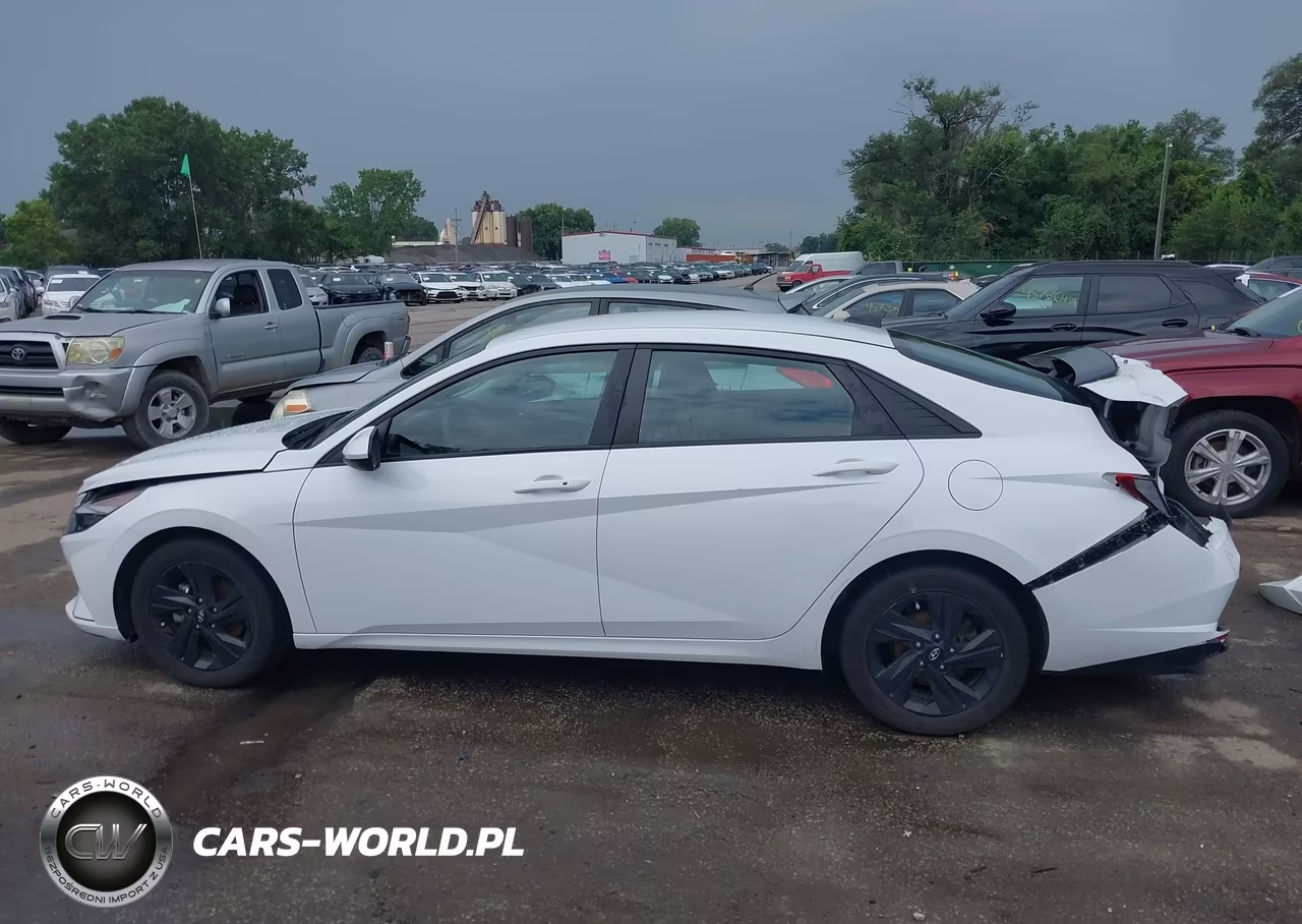 2021 Hyundai Elantra Hybrid Blue VIN:KMHLM4AJ4MU004059 - 15