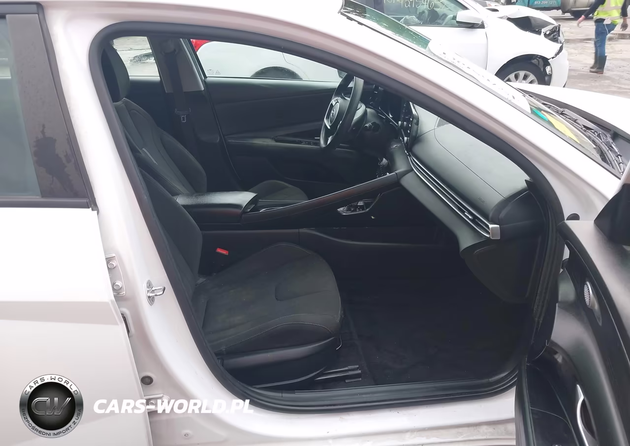 2021 Hyundai Elantra Hybrid Blue VIN:KMHLM4AJ4MU004059 - 5